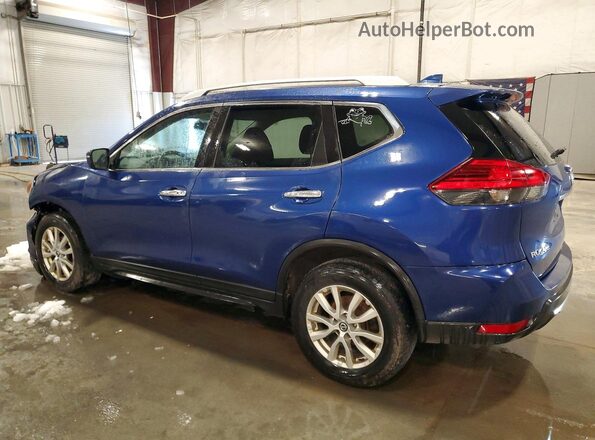 KNMAT2MV0HP564280 2017 NISSAN ROGUE Blue Rear left