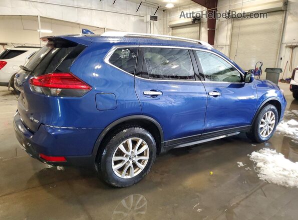 KNMAT2MV0HP564280 2017 NISSAN ROGUE Blue Rear right