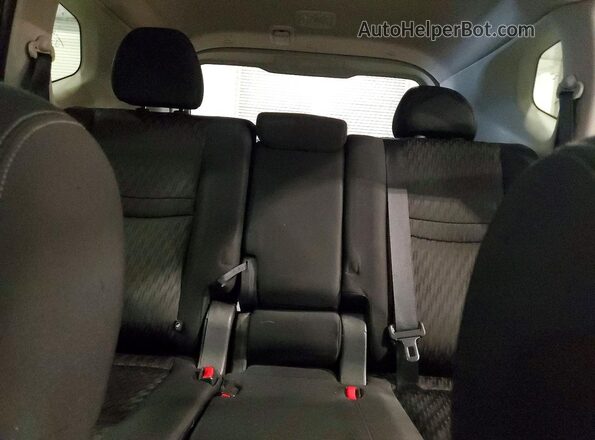 KNMAT2MV0HP564280 2017 NISSAN ROGUE Blue Rear seats view
