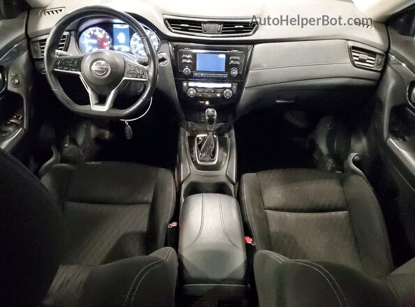 KNMAT2MV0HP564280 2017 NISSAN ROGUE Blue Dashboard view