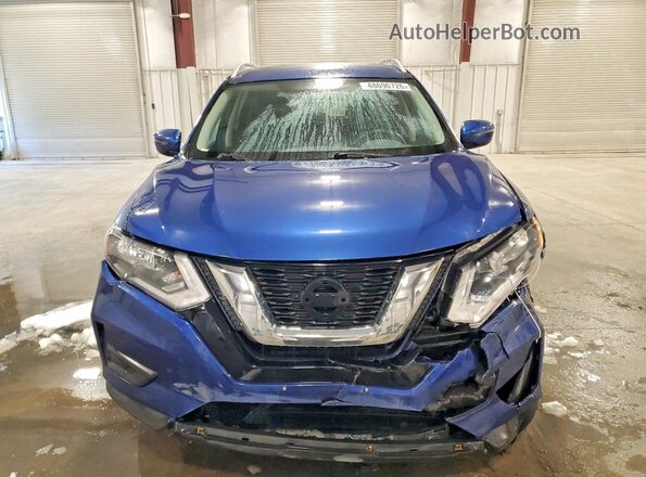 KNMAT2MV0HP564280 2017 NISSAN ROGUE Blue Front view