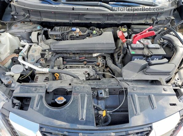 KNMAT2MV0JP578041 2018 NISSAN ROGUE Gray Widok komory silnika