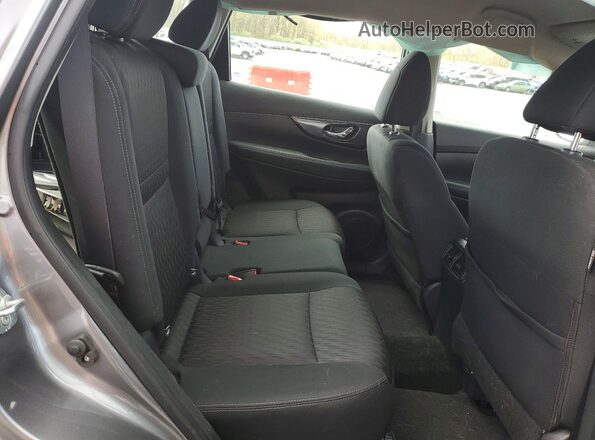 KNMAT2MV0JP578041 2018 NISSAN ROGUE Gray Widok wnętrza z tyłu