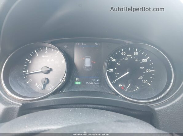 KNMAT2MV0KP504779 2019 NISSAN ROGUE Silver უკანა სავარძლების ხედი