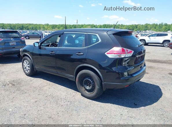 KNMAT2MV1GP626137 2016 NISSAN ROGUE Black Հետևի ձախ