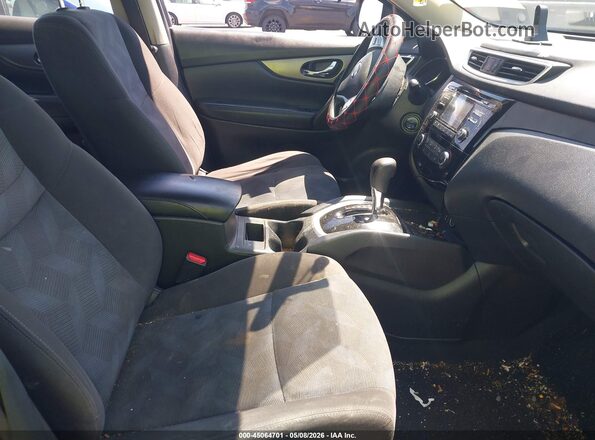 KNMAT2MV1GP626137 2016 NISSAN ROGUE Black Սալոնի դիմացի տեսք