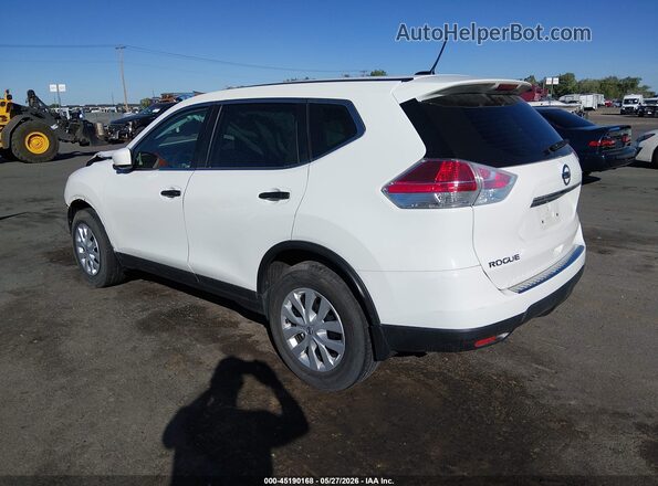KNMAT2MV1GP631581 2016 NISSAN ROGUE White Tył lewy