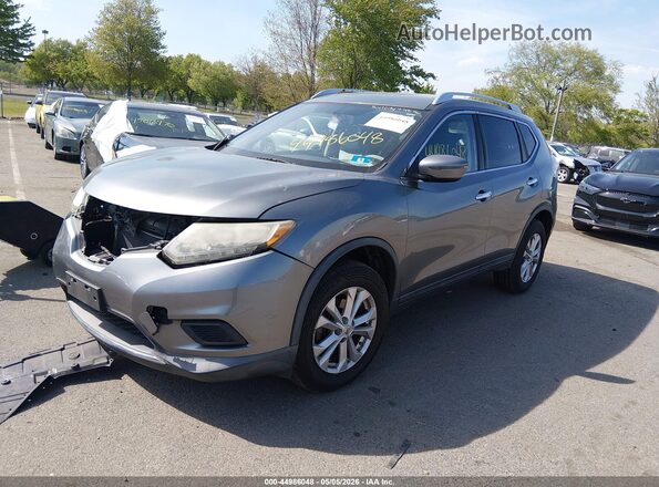KNMAT2MV1GP650227 2016 NISSAN ROGUE Gray 