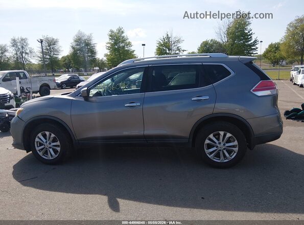 KNMAT2MV1GP650227 2016 NISSAN ROGUE Gray 