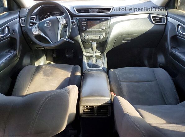 KNMAT2MV1GP674365 2016 NISSAN ROGUE Black Вид панелі приладів