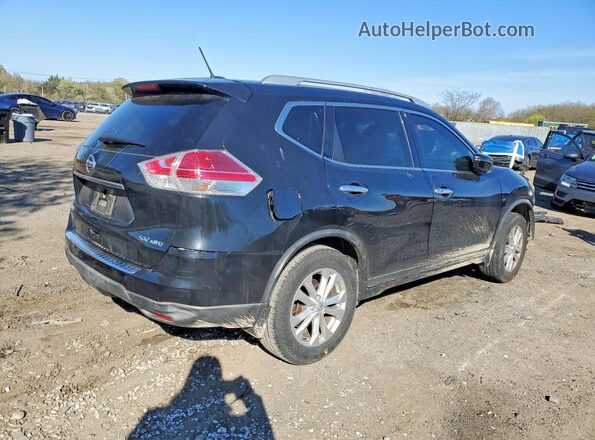 KNMAT2MV1GP674365 2016 NISSAN ROGUE Black Задня права чверть