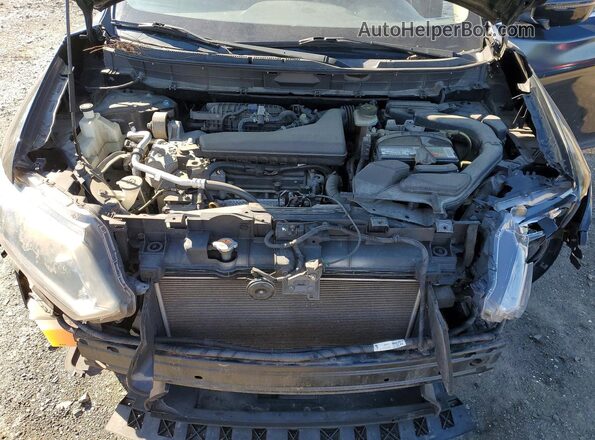 KNMAT2MV1GP674365 2016 NISSAN ROGUE Black Вид підкапотного простору