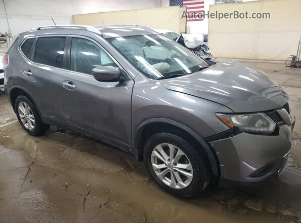 KNMAT2MV1GP701399 2016 NISSAN ROGUE Gray წინა მარჯვენა
