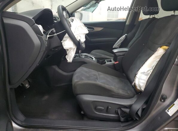 KNMAT2MV1GP701399 2016 NISSAN ROGUE Gray წინა სალონის ხედი