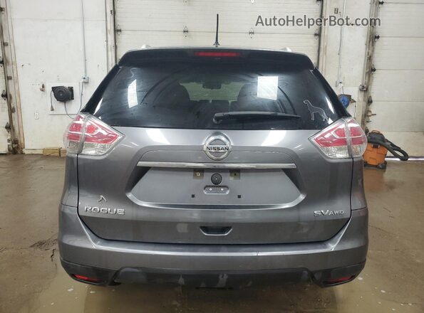 KNMAT2MV1GP701399 2016 NISSAN ROGUE Gray უკანა ხედი
