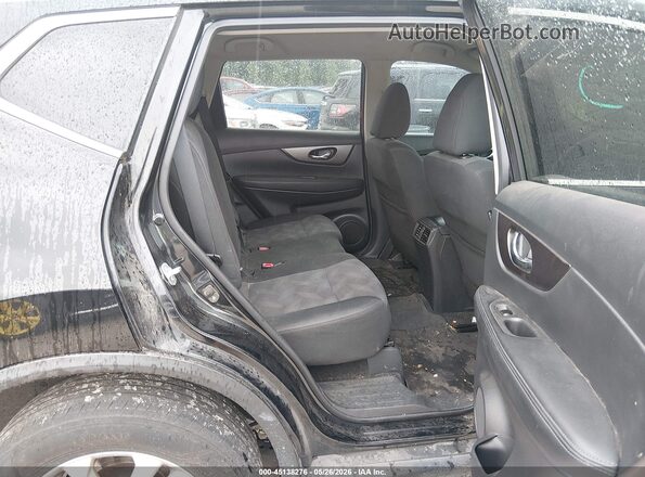 KNMAT2MV1GP731602 2016 NISSAN ROGUE Black Vista de la etiqueta del VIN