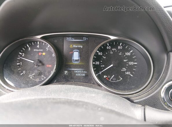 KNMAT2MV1GP731602 2016 NISSAN ROGUE Black Vista de los asientos traseros