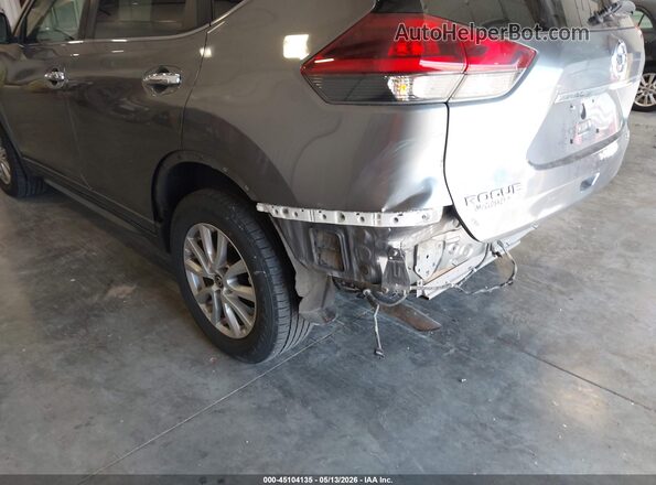 KNMAT2MV1JP505339 2018 NISSAN ROGUE Gray წინა ხედი
