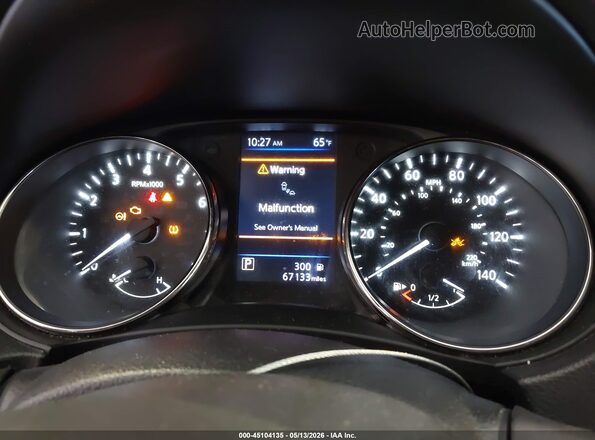 KNMAT2MV1JP505339 2018 NISSAN ROGUE Gray უკანა სავარძლების ხედი