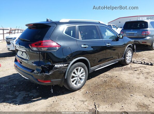 KNMAT2MV1JP560812 2018 NISSAN ROGUE Black Tył prawy