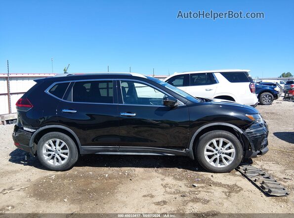 KNMAT2MV1JP560812 2018 NISSAN ROGUE Black Widok wnętrza z tyłu