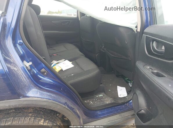 KNMAT2MV1KP528251 2019 NISSAN ROGUE Dark Blue Vista de la etiqueta del VIN