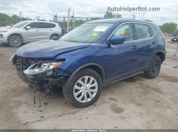 KNMAT2MV1KP528251 2019 NISSAN ROGUE Dark Blue Vista tres cuartos delantera izquierda