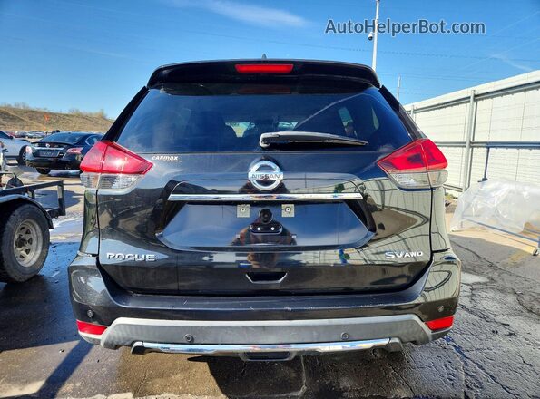 KNMAT2MV1KP554087 2019 NISSAN ROGUE Black Вид ззаду