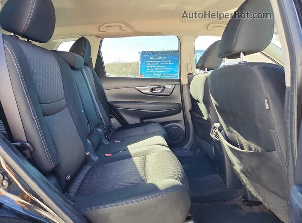 KNMAT2MV1KP554087 2019 NISSAN ROGUE Black Вид задньої частини салону
