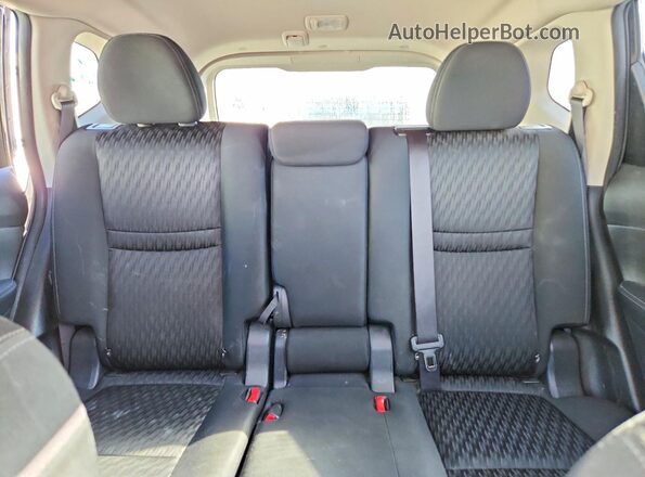 KNMAT2MV1KP554087 2019 NISSAN ROGUE Black Вид задніх сидінь