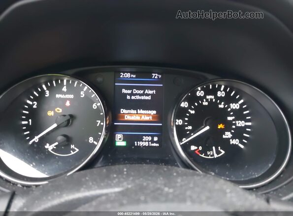 KNMAT2MV1LP525724 2020 NISSAN ROGUE Gray Widok tylnych siedzeń