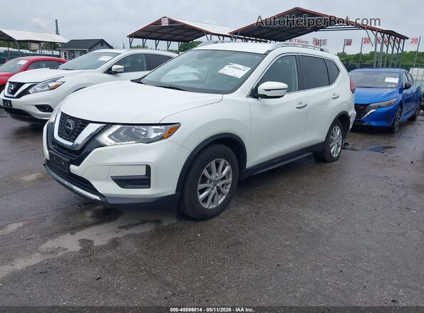 KNMAT2MV1LP528669 2020 NISSAN ROGUE White Առջևի ձախ երեք քառորդ տեսարան