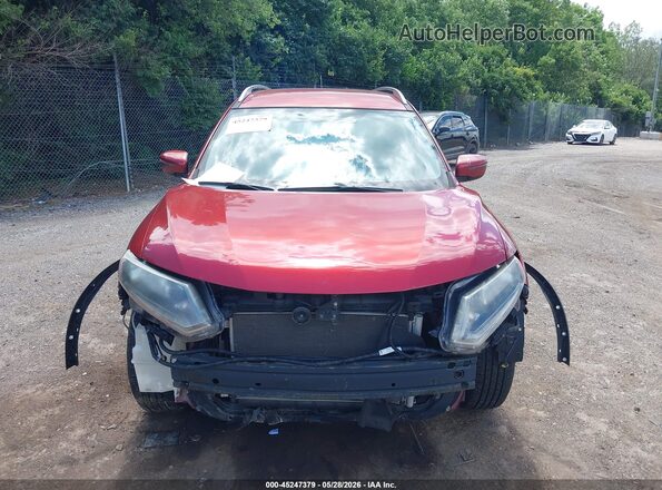 KNMAT2MV2GP673306 2016 NISSAN ROGUE Red Вид спереду