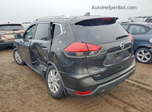 KNMAT2MV2HP507854 2017 NISSAN ROGUE Brown Задня ліва чверть