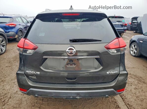 KNMAT2MV2HP507854 2017 NISSAN ROGUE Brown Вид ззаду