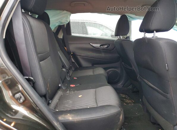 KNMAT2MV2HP507854 2017 NISSAN ROGUE Brown Вид задніх сидінь