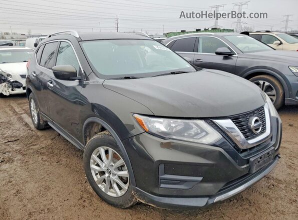 KNMAT2MV2HP507854 2017 NISSAN ROGUE Brown Передня права чверть