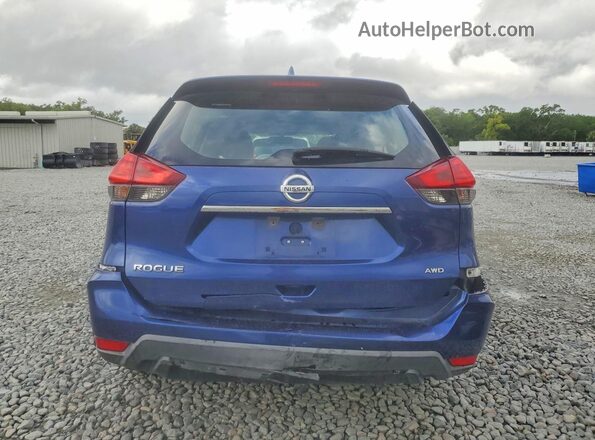 KNMAT2MV2HP537727 2017 NISSAN ROGUE Blue Հետևի տեսք