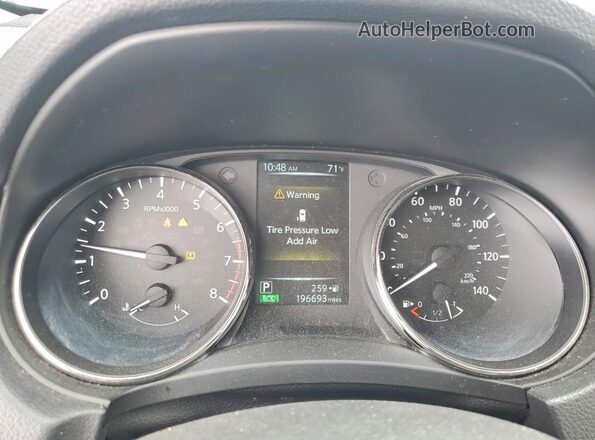 KNMAT2MV2HP537727 2017 NISSAN ROGUE Blue Սարքավորումների վահանակի տեսք