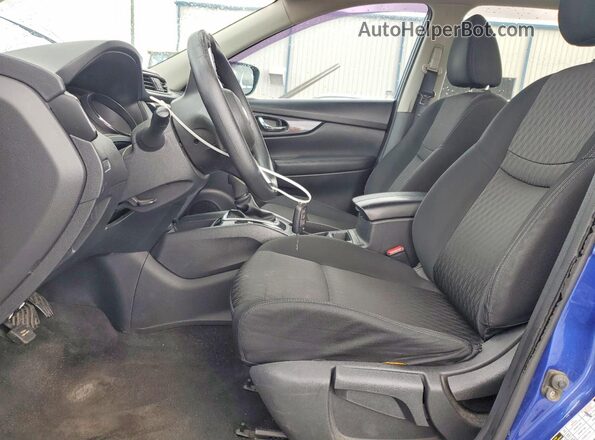 KNMAT2MV2HP537727 2017 NISSAN ROGUE Blue Սալոնի դիմացի տեսք