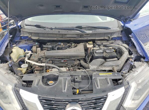 KNMAT2MV2HP537727 2017 NISSAN ROGUE Blue Շարժիչի բաժամունքի տեսք