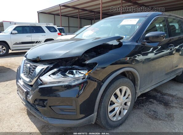 KNMAT2MV2JP544697 2018 NISSAN ROGUE Black Front view