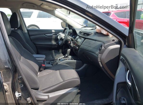 KNMAT2MV2JP544697 2018 NISSAN ROGUE Black Front interior view