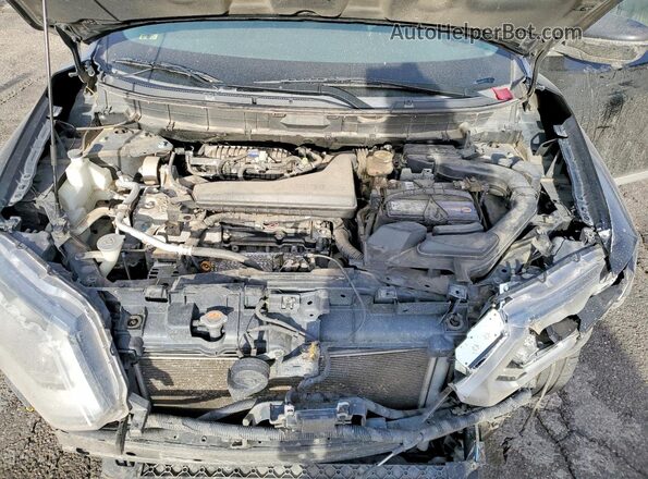 KNMAT2MV2JP551648 2018 NISSAN ROGUE Black Widok wnętrza z tyłu