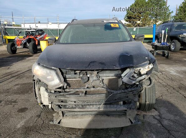 KNMAT2MV2JP551648 2018 NISSAN ROGUE Black Widok z przodu