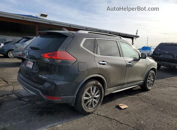 KNMAT2MV2JP551648 2018 NISSAN ROGUE Black Tył prawy