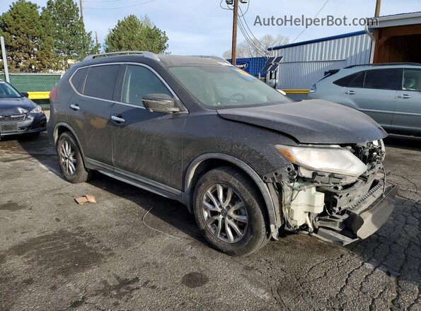 KNMAT2MV2JP551648 2018 NISSAN ROGUE Black Przód prawy
