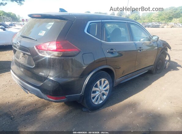 KNMAT2MV2JP568255 2018 NISSAN ROGUE Черный Задняя правая четверть