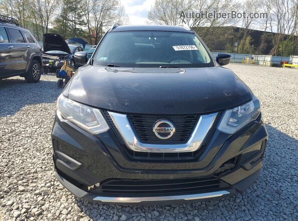 KNMAT2MV2JP593396 2018 NISSAN ROGUE Black Դիմացի տեսք