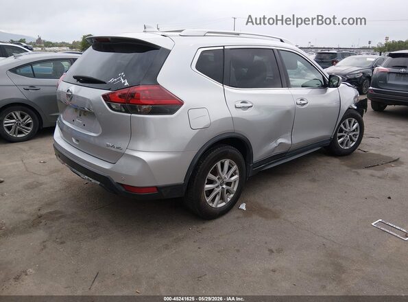 KNMAT2MV2KP520546 2019 NISSAN ROGUE Silver Trasero derecho